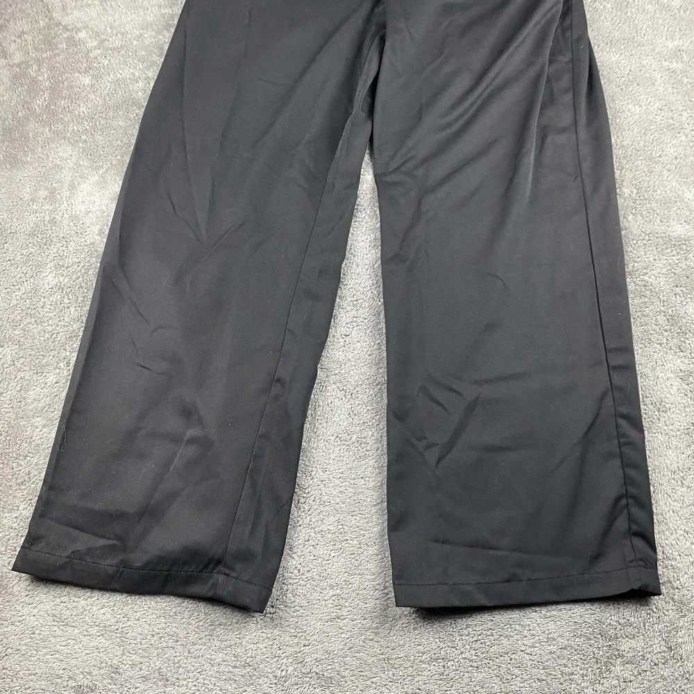 Ohh Sheen Dress Pants Wide Womens Medium Black‎ High Rise
